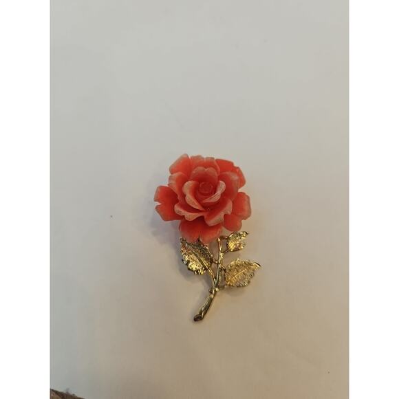 Lot Of Six Gold Tone Vintage Pin Brooches - Picture 16 of 16